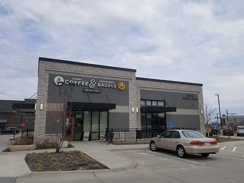 Caribou Coffee and Einstein Bagels